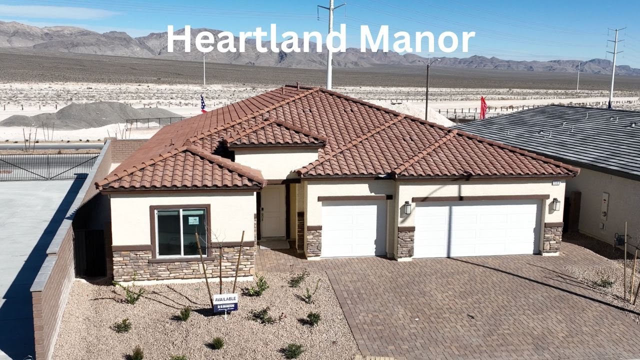 New Single Story Homes For Sale North Las Vegas | Heartland Manor DR Horton - Multi Gen Suite $609k