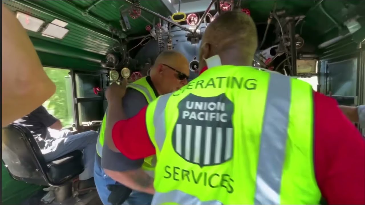 Union Pacific Big Boy 4014 Cab ride