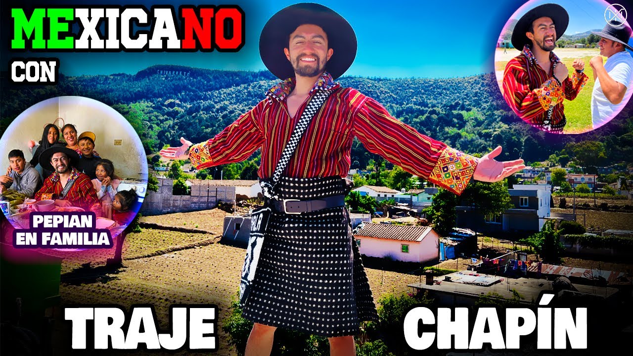 Mexicano usando Traje Típico de Guatemala por primera vez
