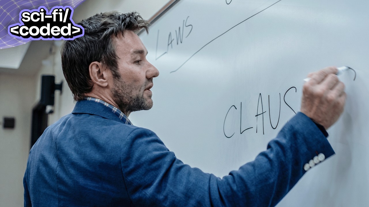 dark matter (2024) - jason crashes a physics class in another timeline