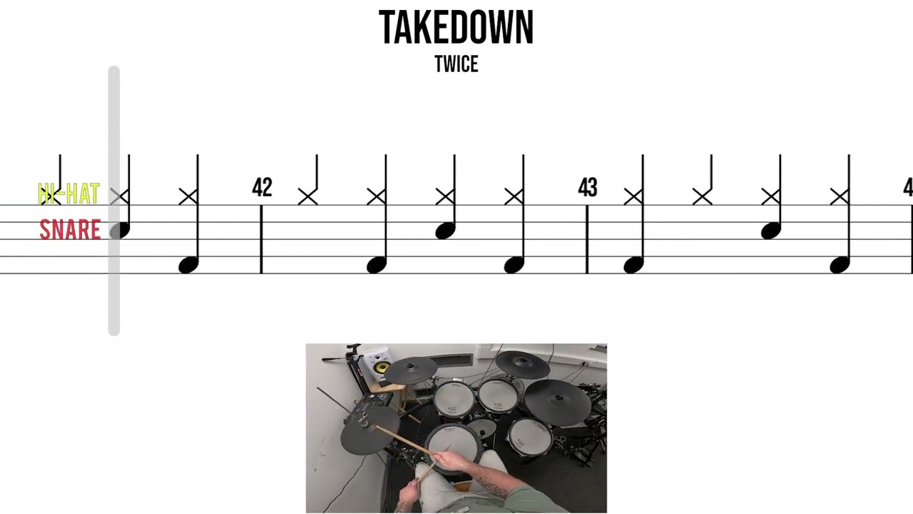 Takedown Twice🥁 Сложный начальный вариант
