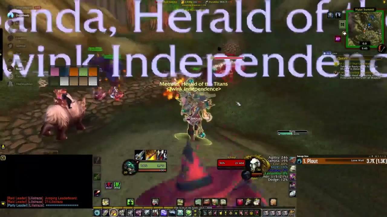 Lvl 30 Guild First Time Battle for Mount Hyjal (2022)
