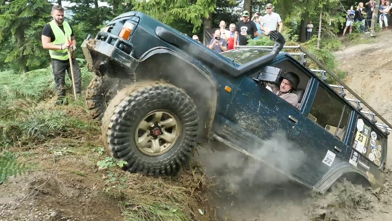 GT Festiwal Wisla Poland 2020 4x4 offroad Pod Piramida Nissan Patrol, Navara, Suzuki Vitara ... (4K)