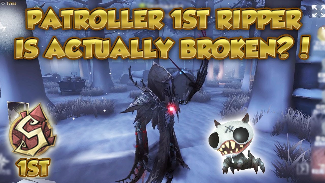#20 (1st Ripper) Patroller Best Trait for Ripper?! | Moonlit | Identity V | 第五人格 | 제5인격