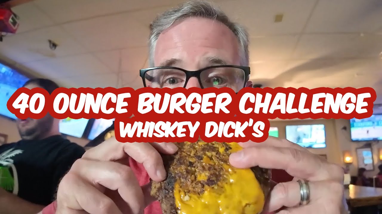 40 Ounce Burger Challenge at Whiskey Dick's in Wichita, Kansas