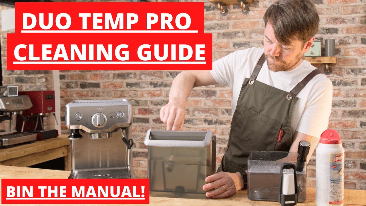 Руководство по чистке Sage (Breville) Duo Temp Pro.