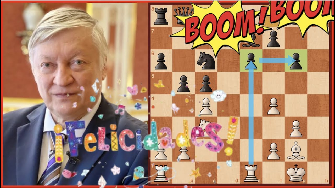 La INMORTAL de KARPOV ℱ ℰℒℐ 𝒞ℐ𝒟𝒜𝒟ℰ𝒮 || Apertura Inglesa R4 Linares 1994 || Ajedrez Sachy