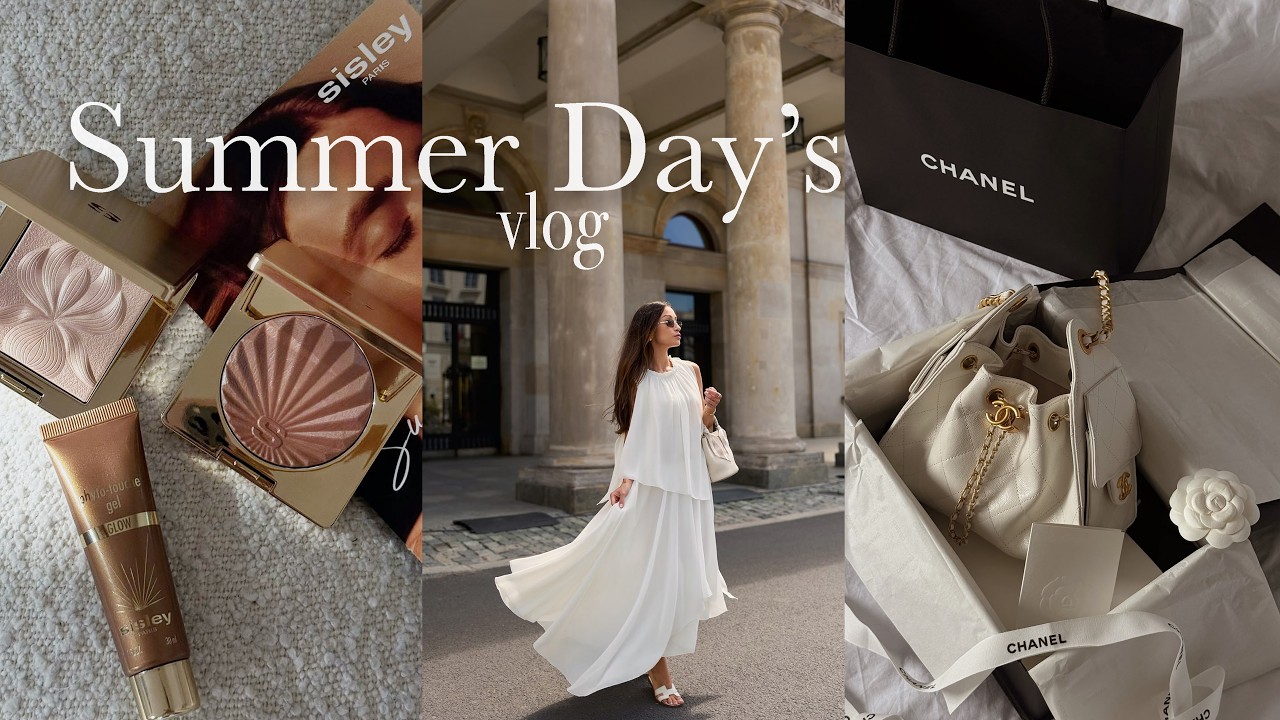Summer VLOG 🦋 | letnie stylizacje, Sisley event, buty Chanel, koreańskie kosmetyki 