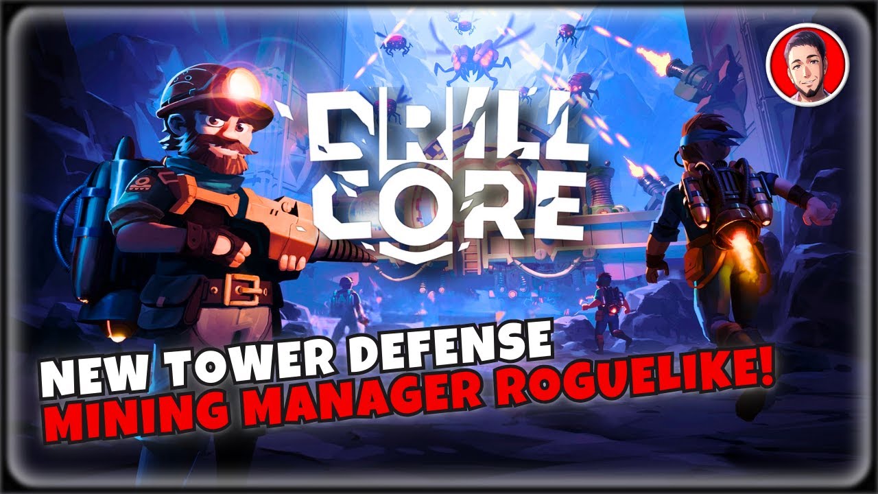 NEW Tower Defence Mining Management Roguelike!! | Let's Play - Drill Core