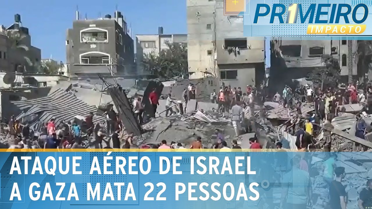 Ataques de Israel atingiram mais de 1/4 das áreas habitadas em Gaza | Primeiro Impacto (26/10/23)