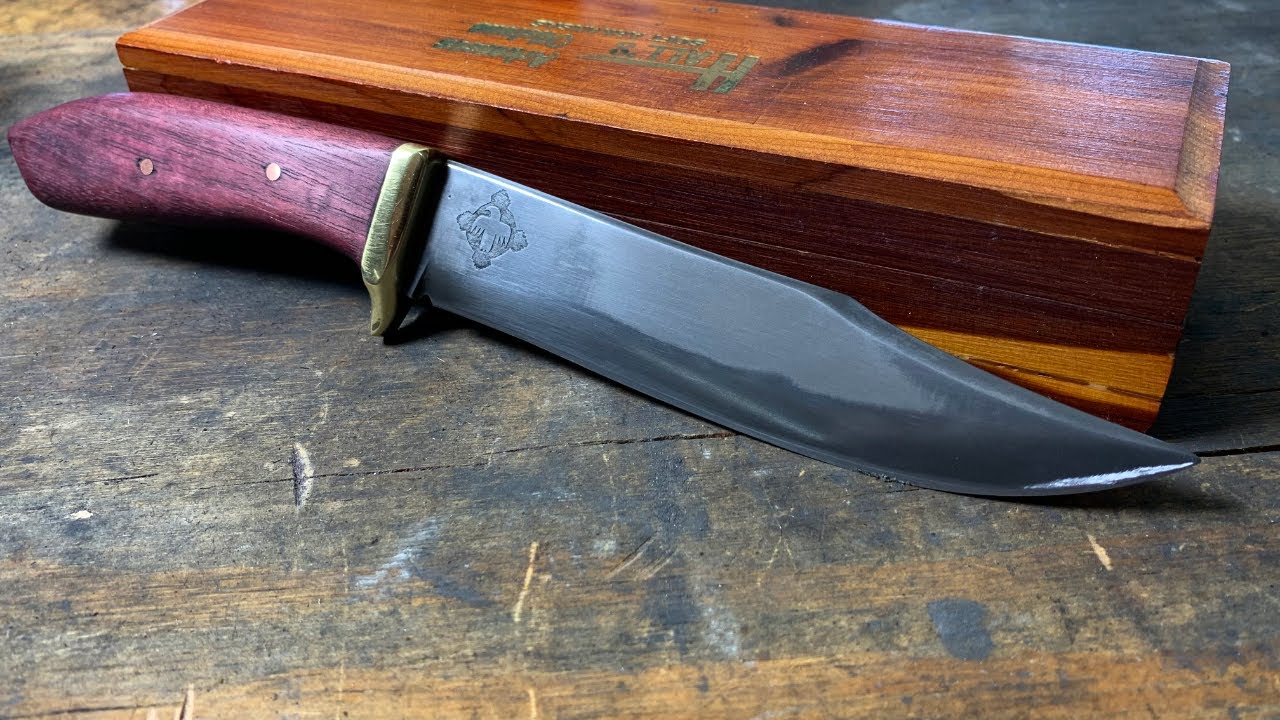 Forging a San Mai Hunting Knife  - knife making