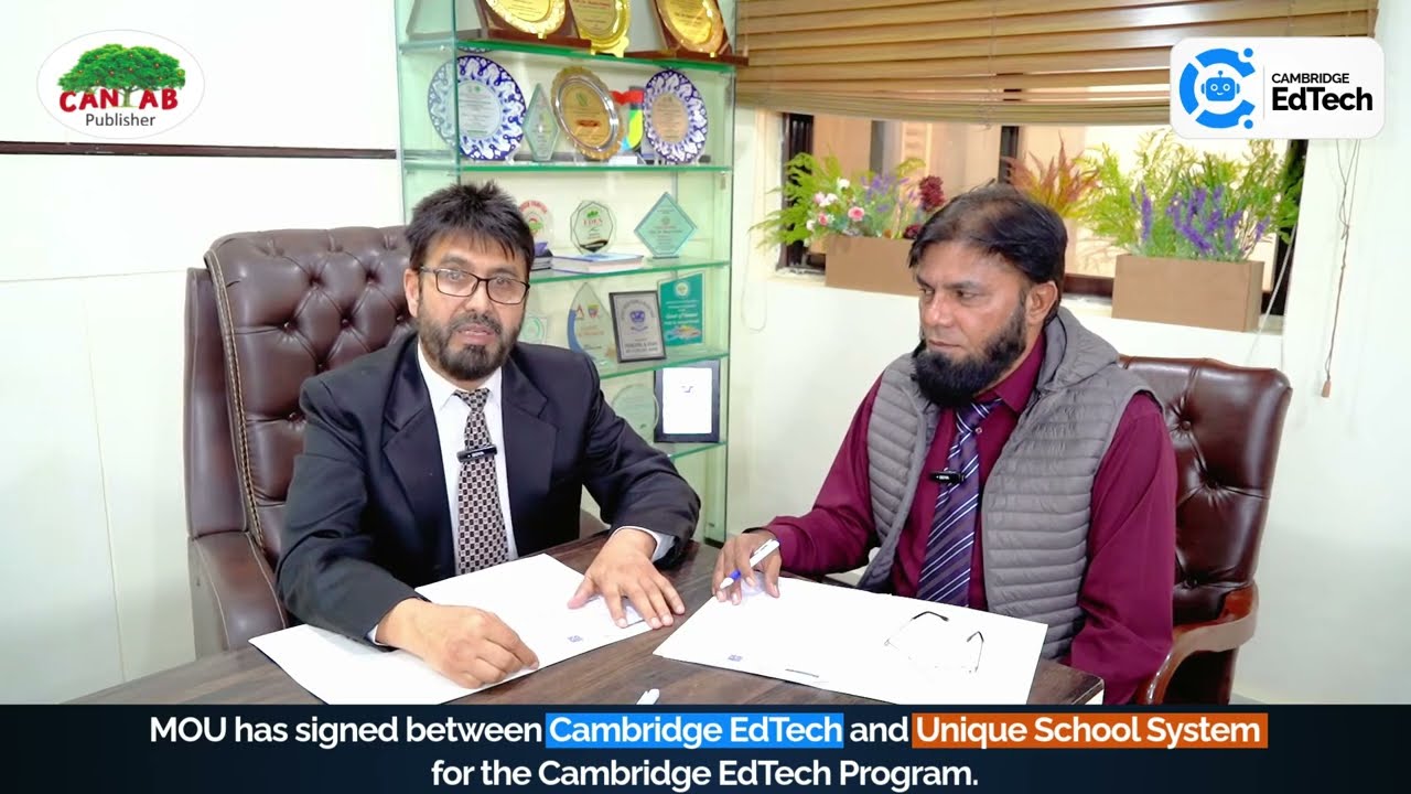 Prof Dr M Naeem Khalid  highlights how the Cambridge EdTech Program Modern Learning