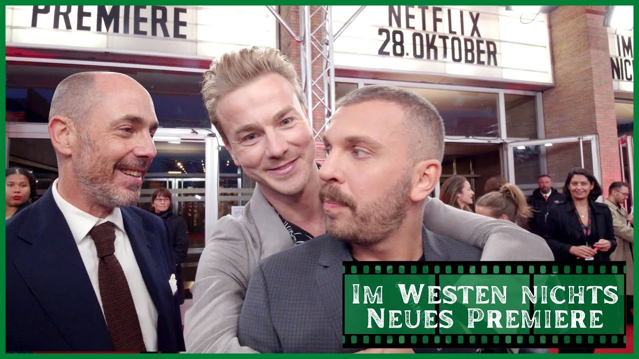 IM WESTEN NICHTS NEUES: Premiere & Interviews mit Albrecht Schuch, Edward Berger und Edin Hasanović