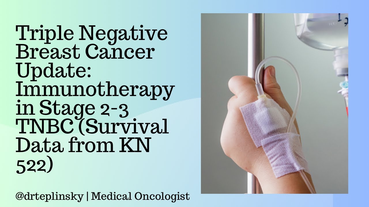 Triple Negative Breast Cancer Update: Immunotherapy in stage 2-3 TNBC (KEYNOTE 522 Update)