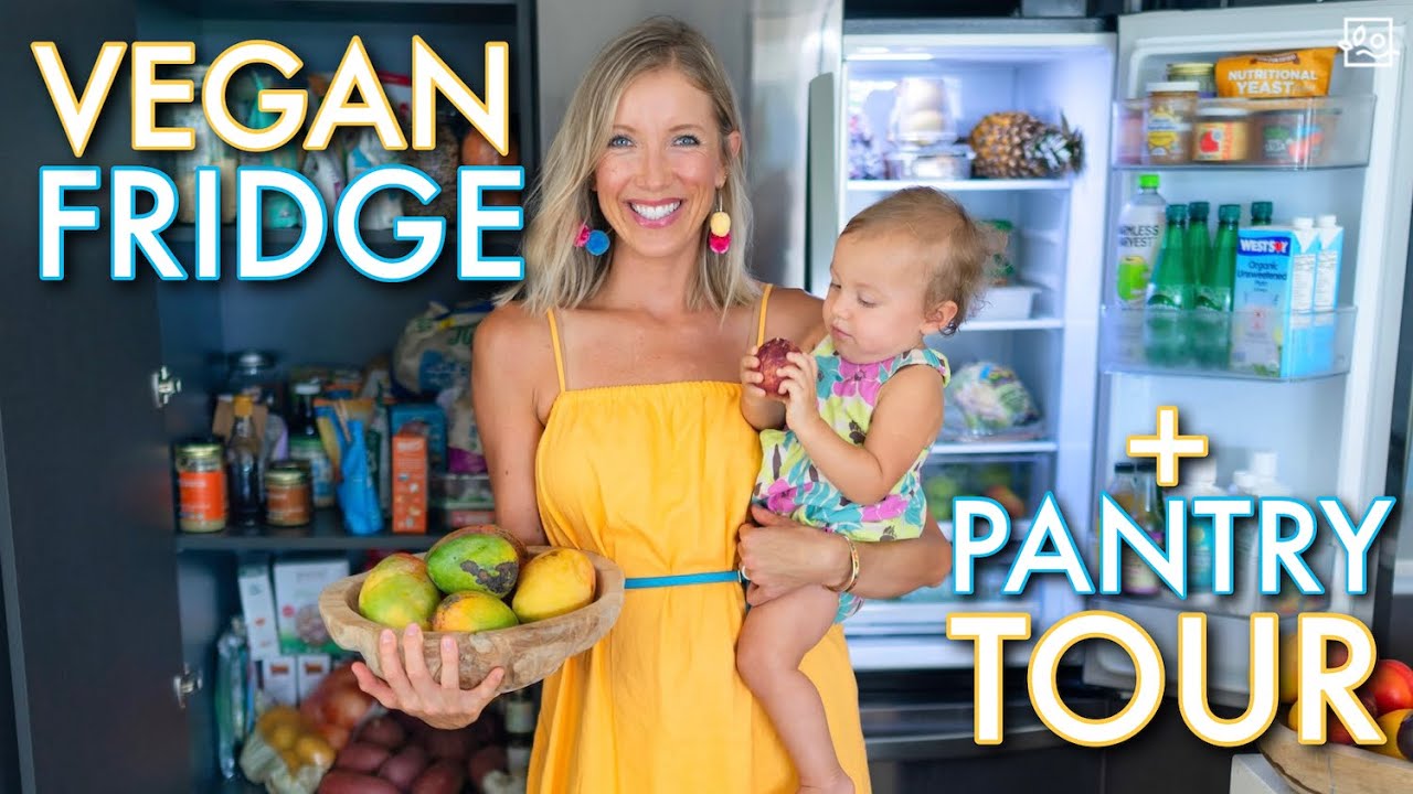 Tropical Organic Vegan Fridge & Pantry Tour In Florida!