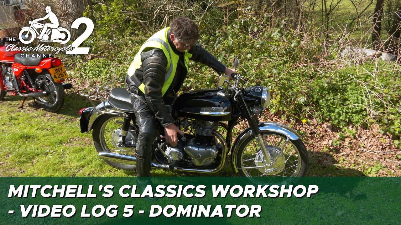 Видеоблог Classic Motorcycle Workshop Vlog 5 — дорожный тест Norton Dominator и т.д.