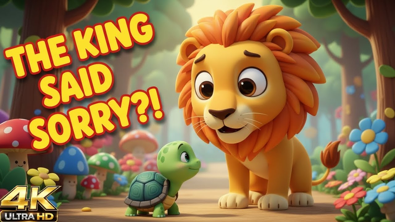 😲🦁 The King Said SORRY?! | Kids Moral Story | Learn Kindness & Good Habits