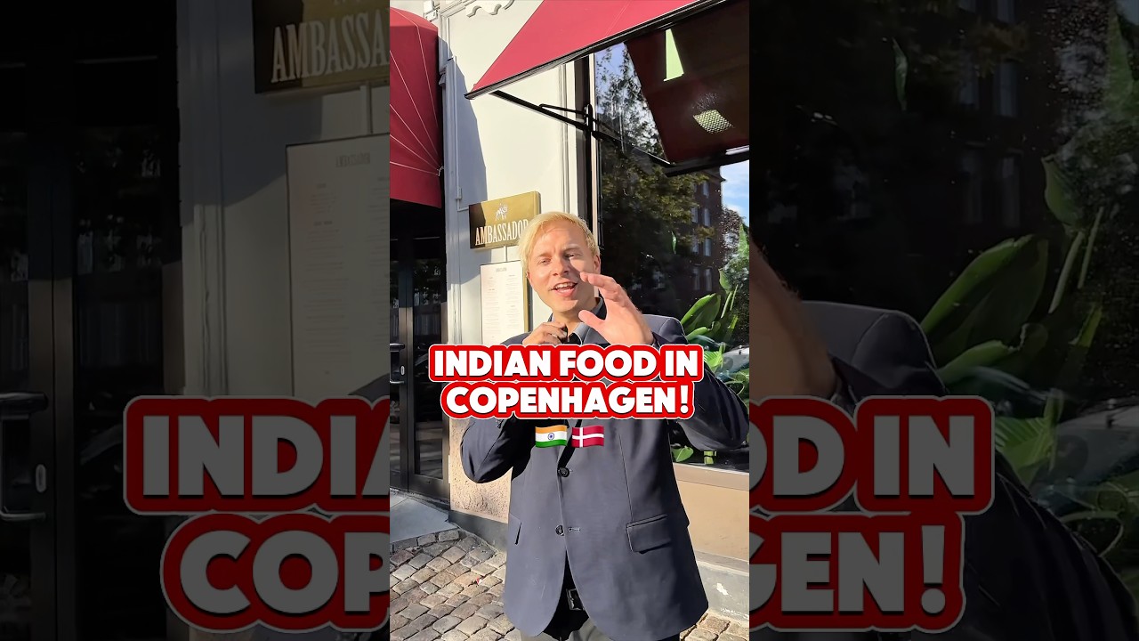 Trying Indian Food In Copenhagen 🇮🇳🇩🇰 