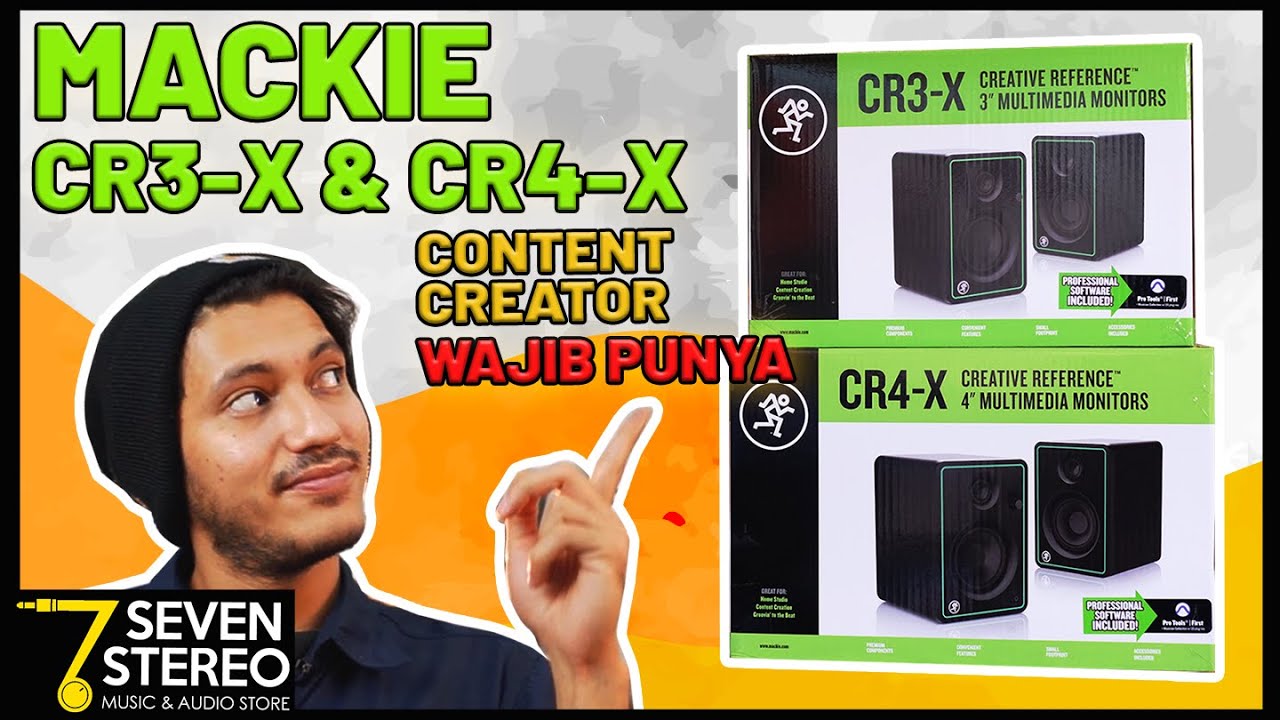 НОВЫЕ МОНИТОРНЫЕ КОЛОНКИ MACKIE CR X СЕРИИ CR3X CR4X ОБЗОР ЗВУКОВОГО ТЕСТА РАСПАКОВКА ИНДОНЕЗИЯ