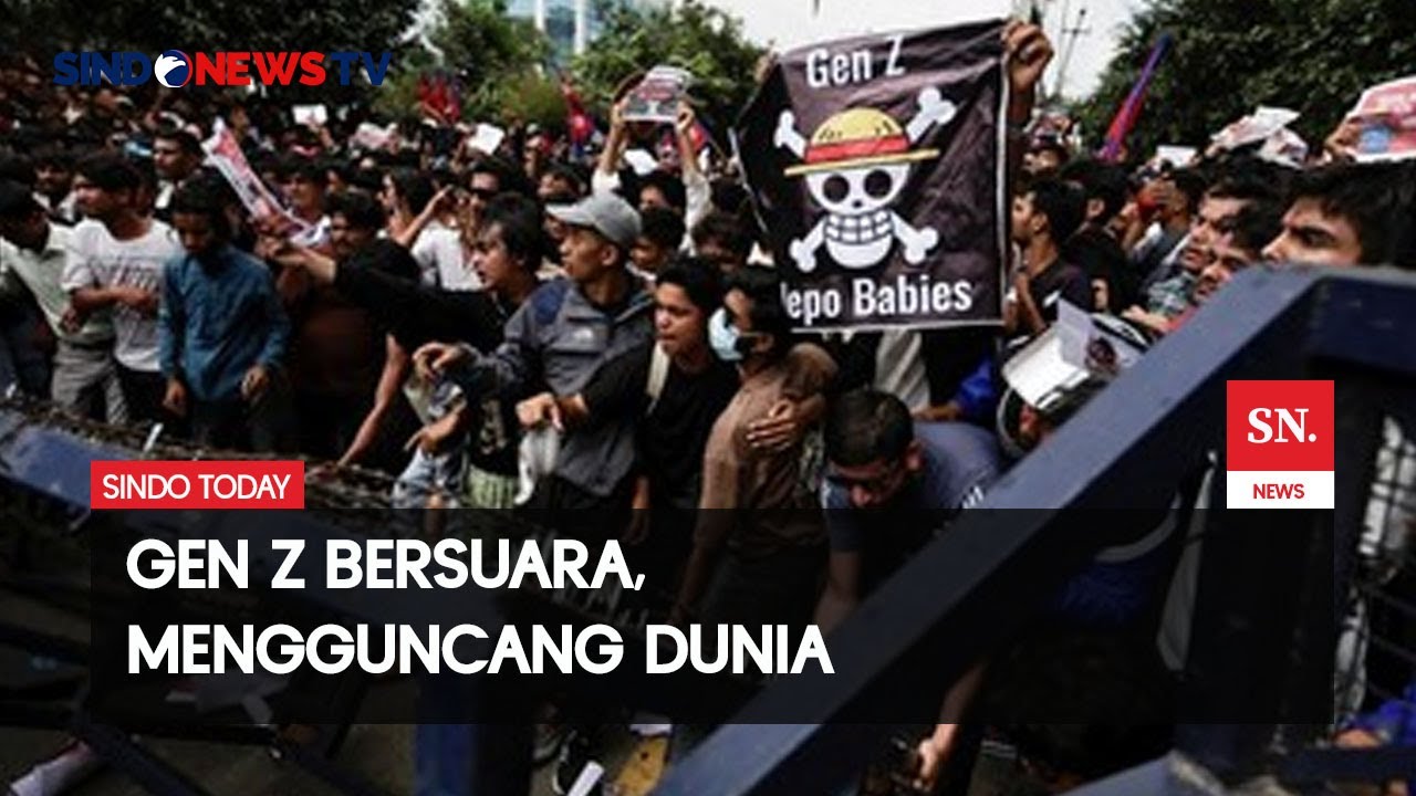 Demo Gen Z Meluas di Indonesia dan Nepal, Dipicu Ketidakpuasan Kebijakan | Sindo Today | 12/09
