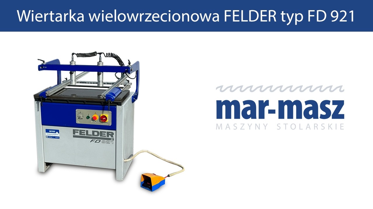 Wiertarka wielowrzecionowa FELDER typ FD 921 - Mar-Masz | Woodworking