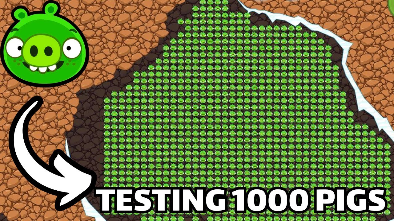 What Happens When You Spawn 1000 Pigs in Bad Piggies?