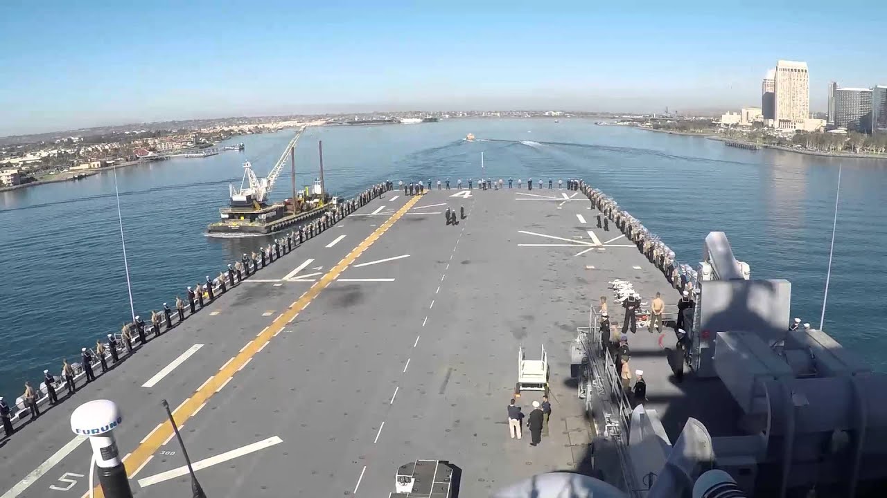 USS Boxer gets underway for deployment