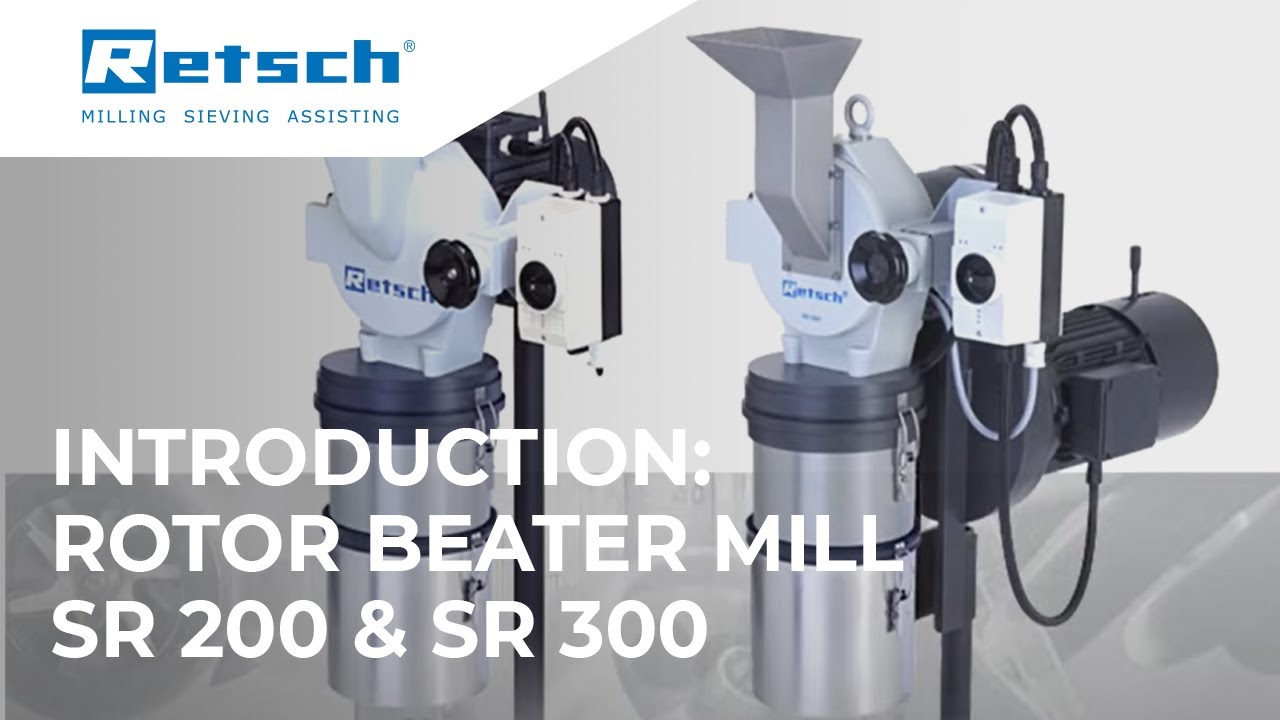 Rotor Beater Mill SR 200 & SR 300 #RETSCH #rotormill #laboratoryinstruments