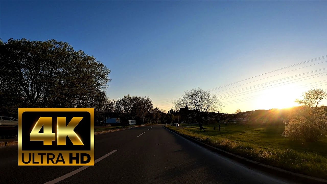 Driving in Germany, Ingersheim, 4K, GoPro Hero 9