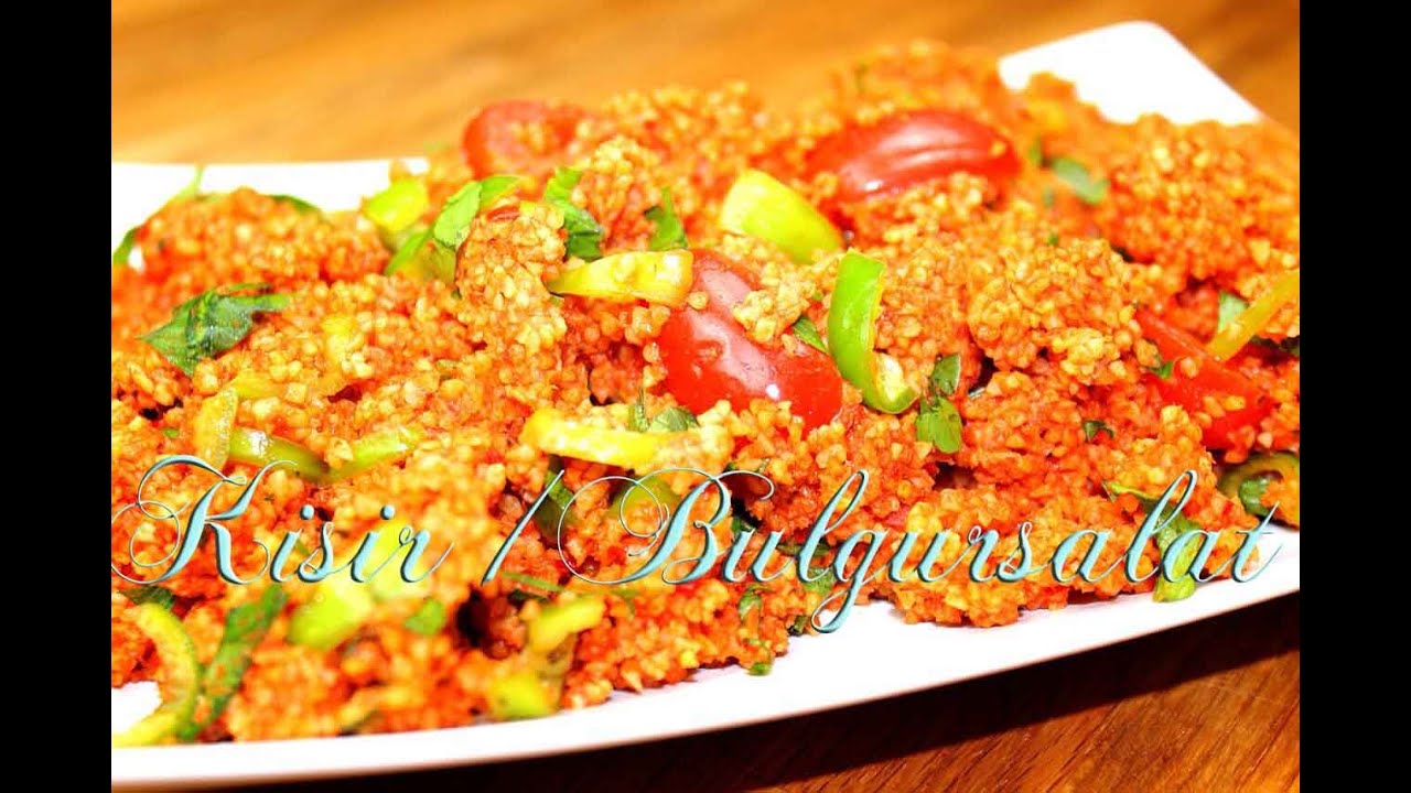 Kisir Bulgur Salat Bulgursalat CookBakery