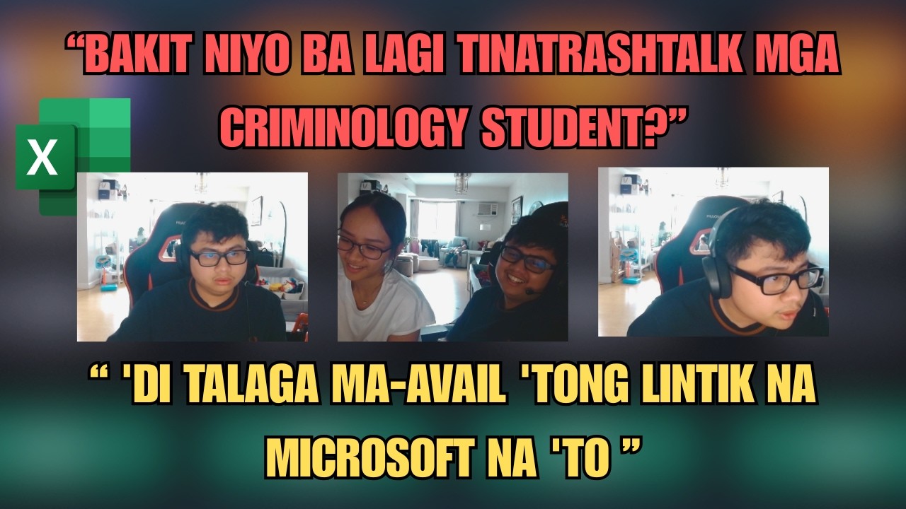 CHIP NA-STRESS SA PAGGAMIT NG EXCEL | DAMAY ANG CRIMINOLOGY STUDENTS SA CHAT