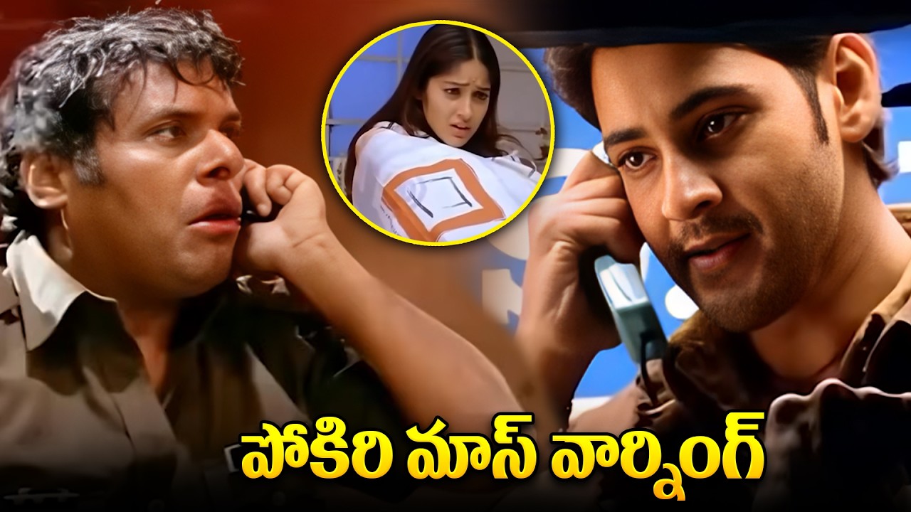Mahesh Babu Mass Action Scenes In Pokiri Movie | Telugu Movie Scenes | iDreamTenali