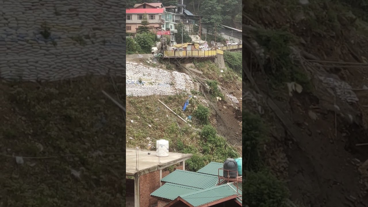 Himachal pradesh main aise hoti hai construction.. #visitwithanil #shorts #shimla