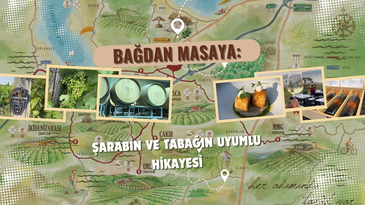 Yemek, Şarap, Urla ve Bağ Yolu G&uuml;zellikleri Keşfetmek İ&ccedil;in
