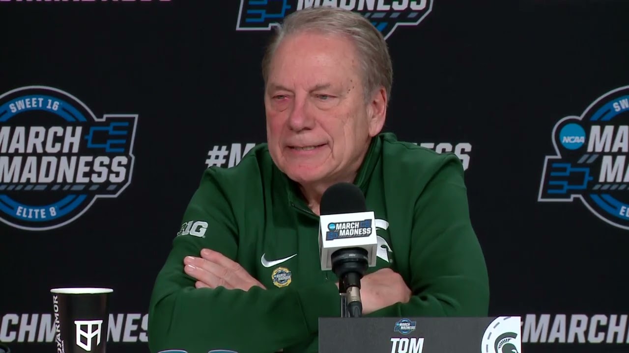 Presser: Tom Izzo and Michigan State basketball players speak after MSU's loss to UConn