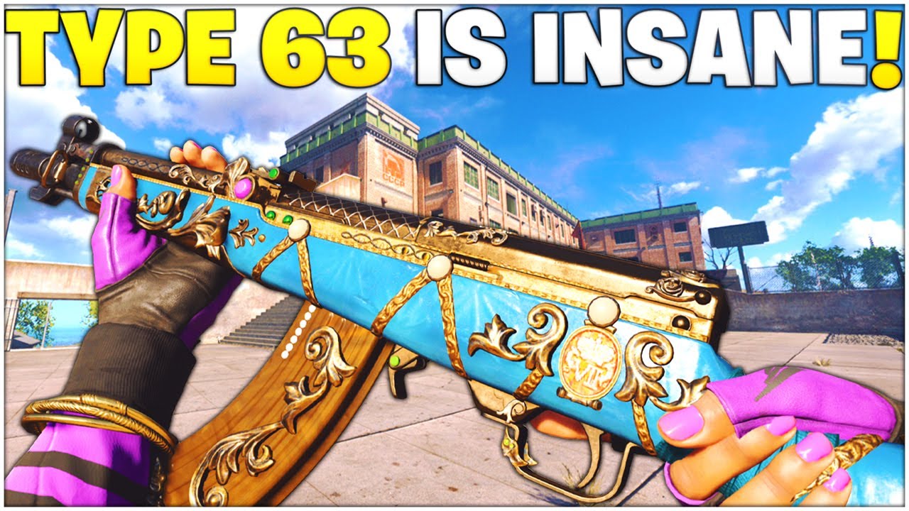 The TYPE 63 On Alcatraz - Better Than Every SMG! *Best Type 63 Setup* (Rebirth Island - Warzone)