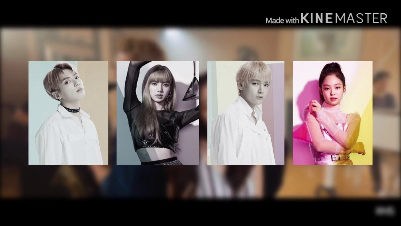 How would Lisa, Jennie (BLACKPINK) & Jungkook, Taehyung(BTS) sing // Fake Love