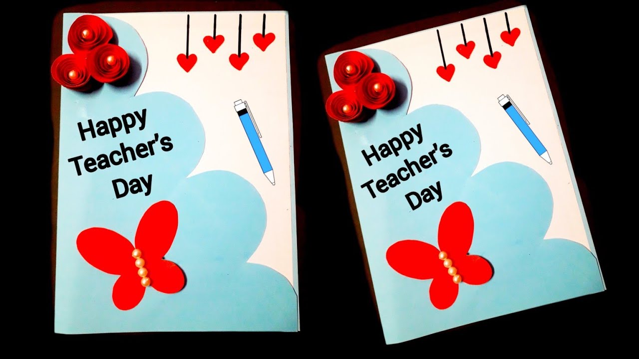 Happy teacher's day card || Happy teacher's day card banana || Happy teacher's day card making