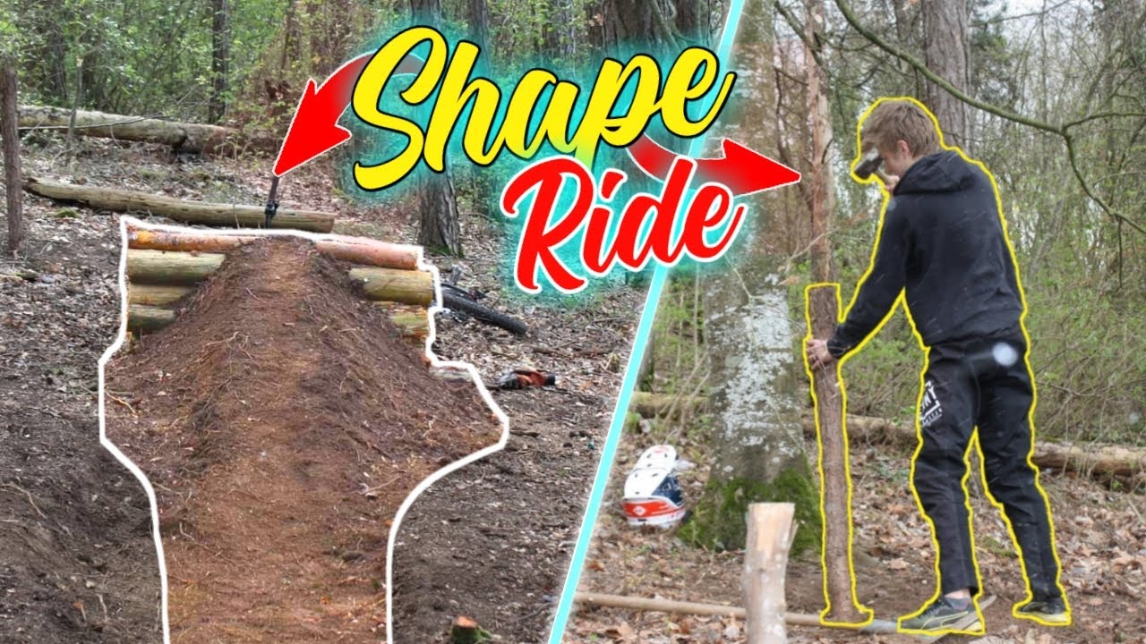 on CONSTRUIT la 1ère DOUBLE du spot secret ?! Shape and Ride #4 | vttFr | Les3bikes