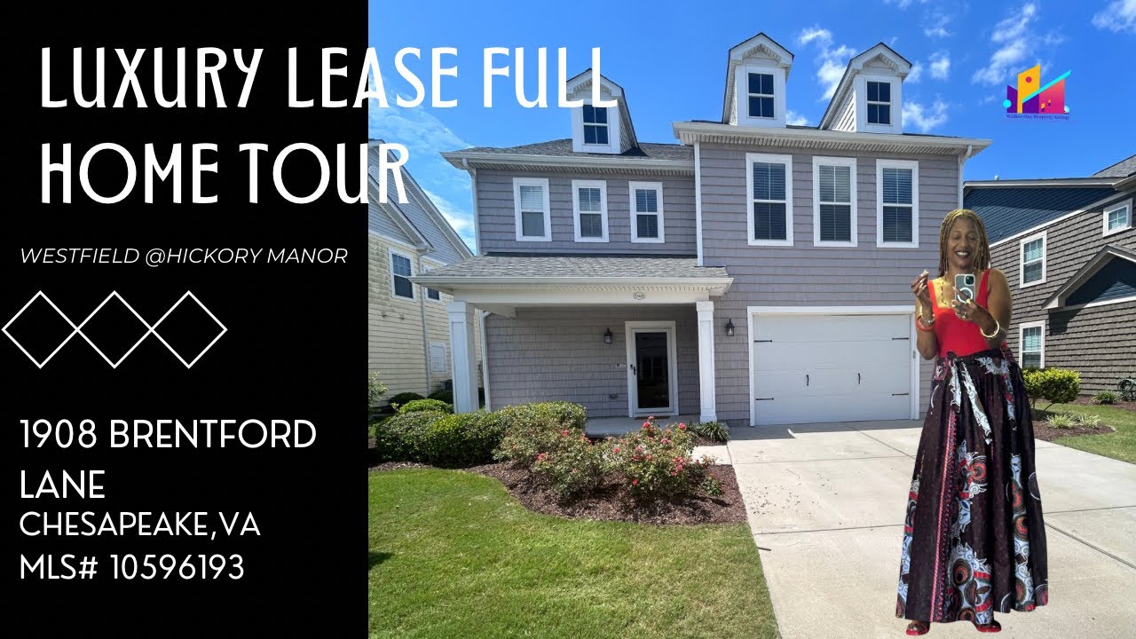 Luxury Home for Lease in Edinburgh, Chesapeake VA 3 bed 2.5 bath Pool, Park & More | #USA