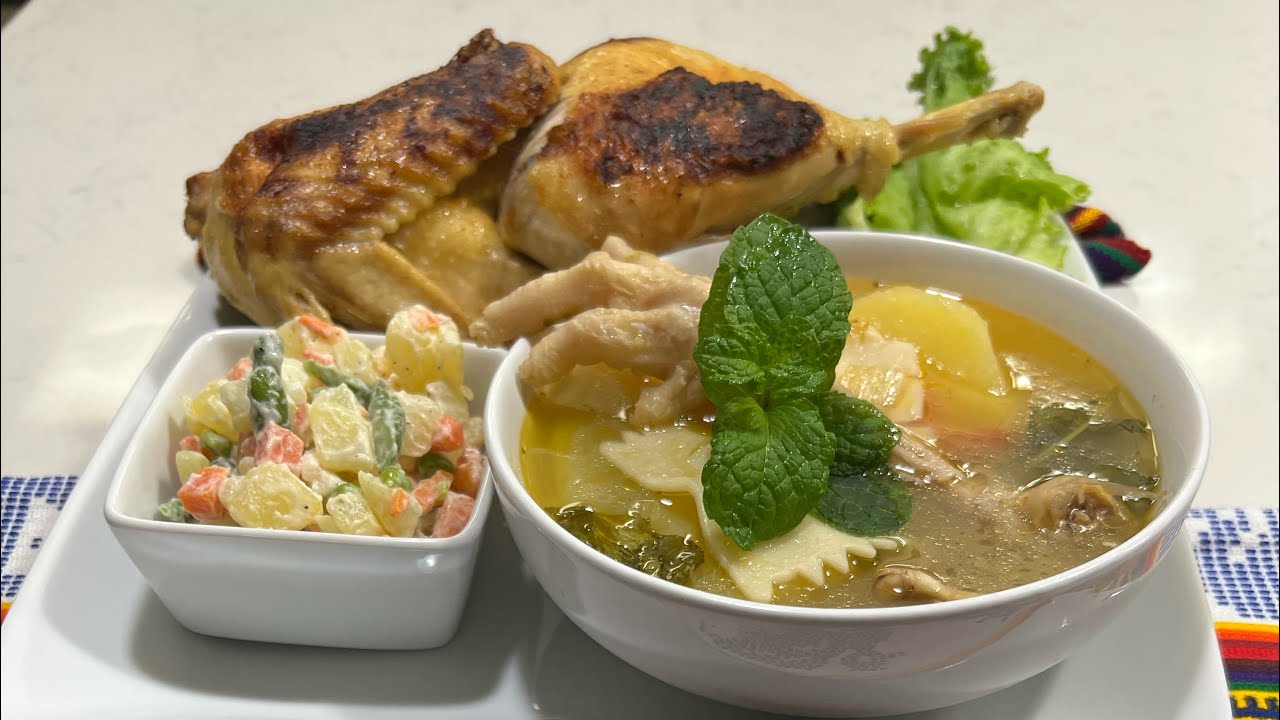 Caldo ó Sopa de Gallina Criolla #amomipaisguatemala #guatemalafood #guatemalandfood #feliznavidad