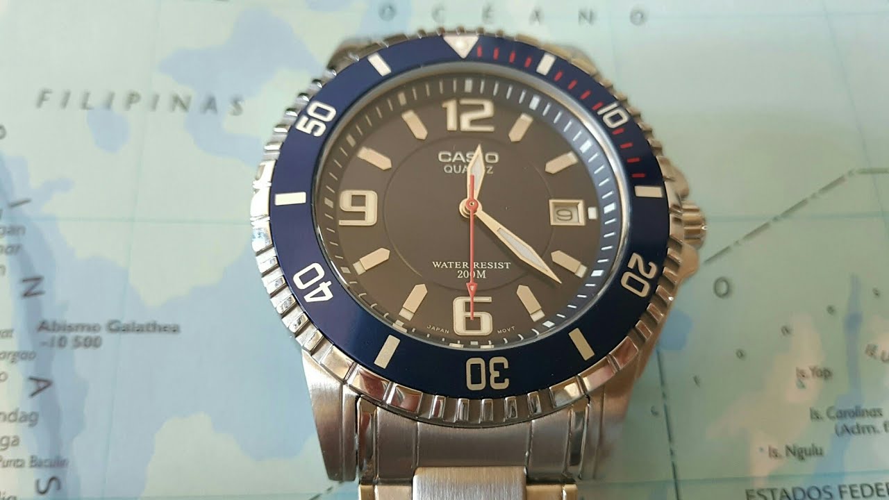 RELOJ CASIO MTD 1053:EL DIVER GENERALISTA MAS BARATO DEL MERCADO