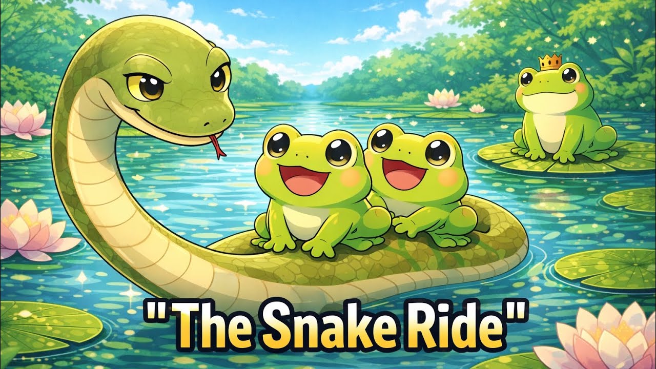 🐸🐍 The Snake Ride | Panchatantra Stories | Bedtime Stories for Kids | English Stories | Moral Lok