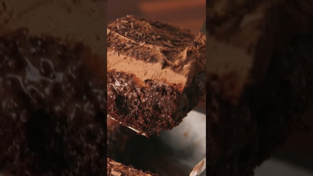 Bailey's chocolate poke cake