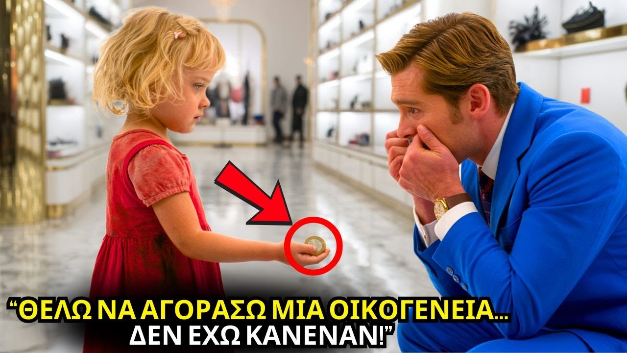 ΦΤΩΧΟ ΚΟΡΙΤΣΙ ΜΠΑΙΝΕΙ ΣΕ ΚΑΤΑΣΤΗΜΑ ΜΕ ΕΝΑ ΝΟΜΙΣΜΑ: «ΘΕΛΩ ΜΙΑ ΟΙΚΟΓΕΝΕΙΑ»  Ο ΕΚΑΤΟΜΜΥΡΙΟΥΧΟΣ ΛΥΓΙΖΕΙ!