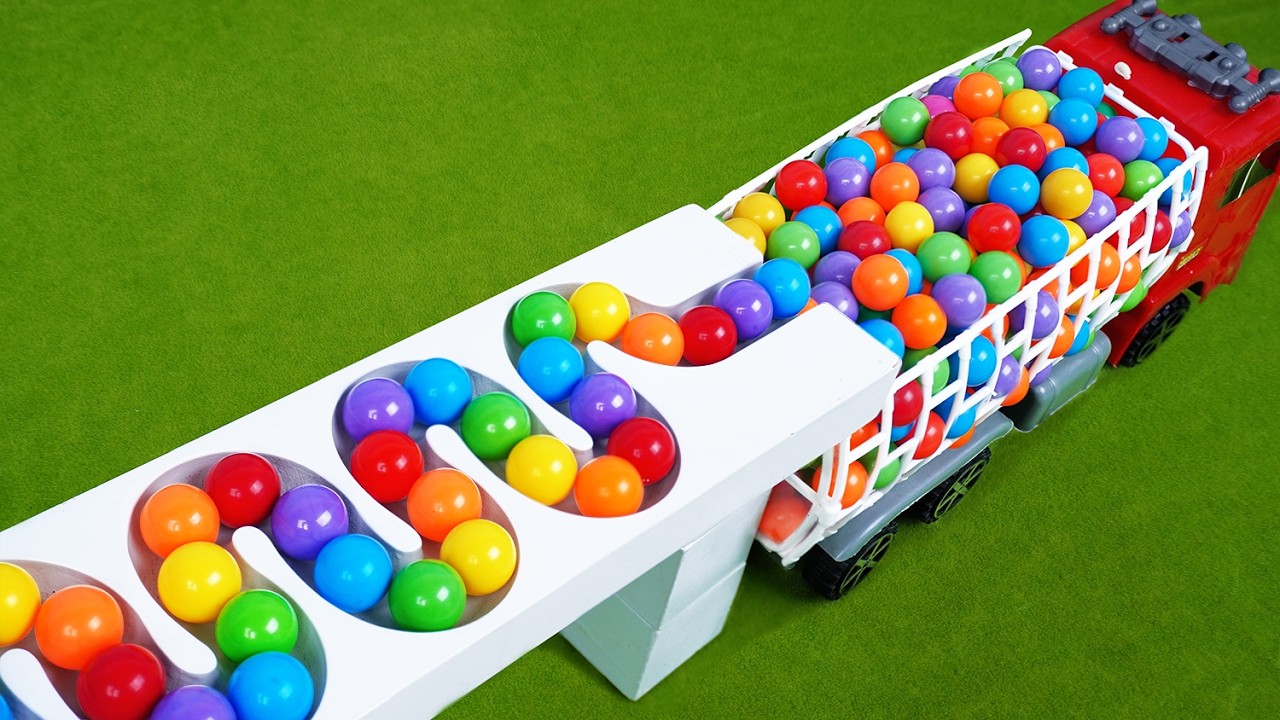 HABA Marble Run: Mesmerizing Wooden Marbles Racing Through Air ASMR