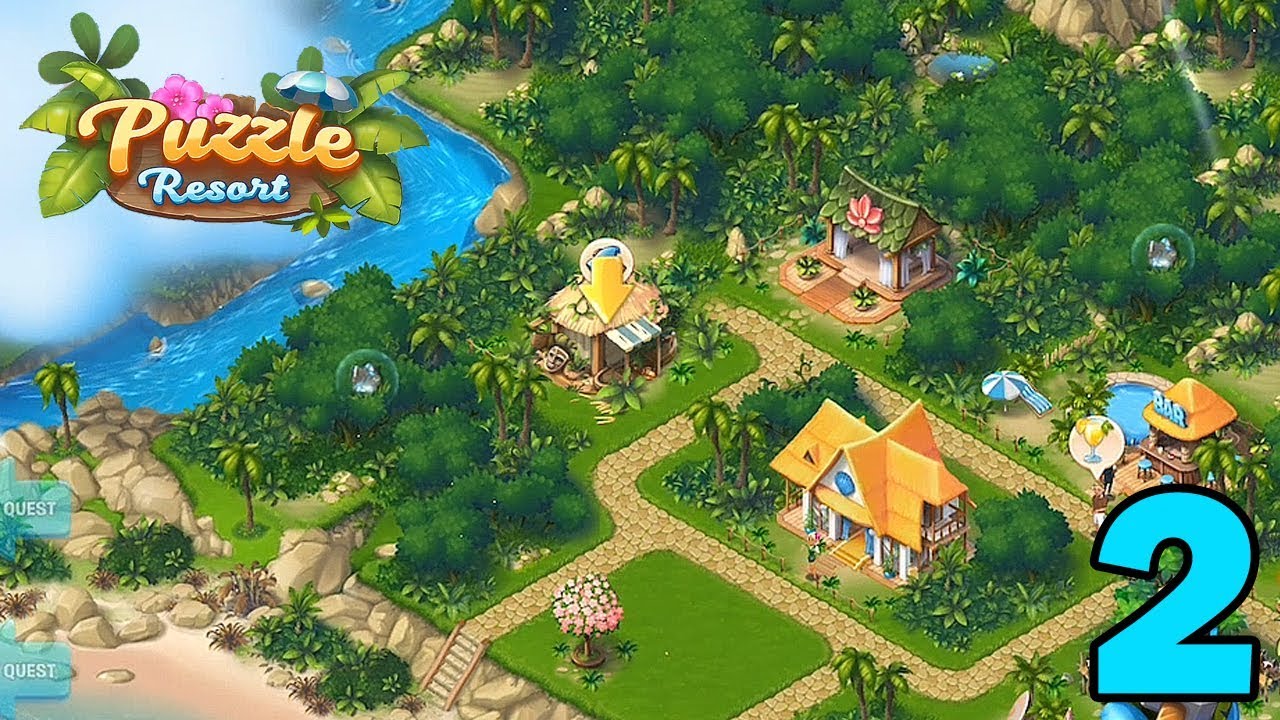 Puzzle Resort: Match-3 Game Walkthrough Gameplay - Part 2