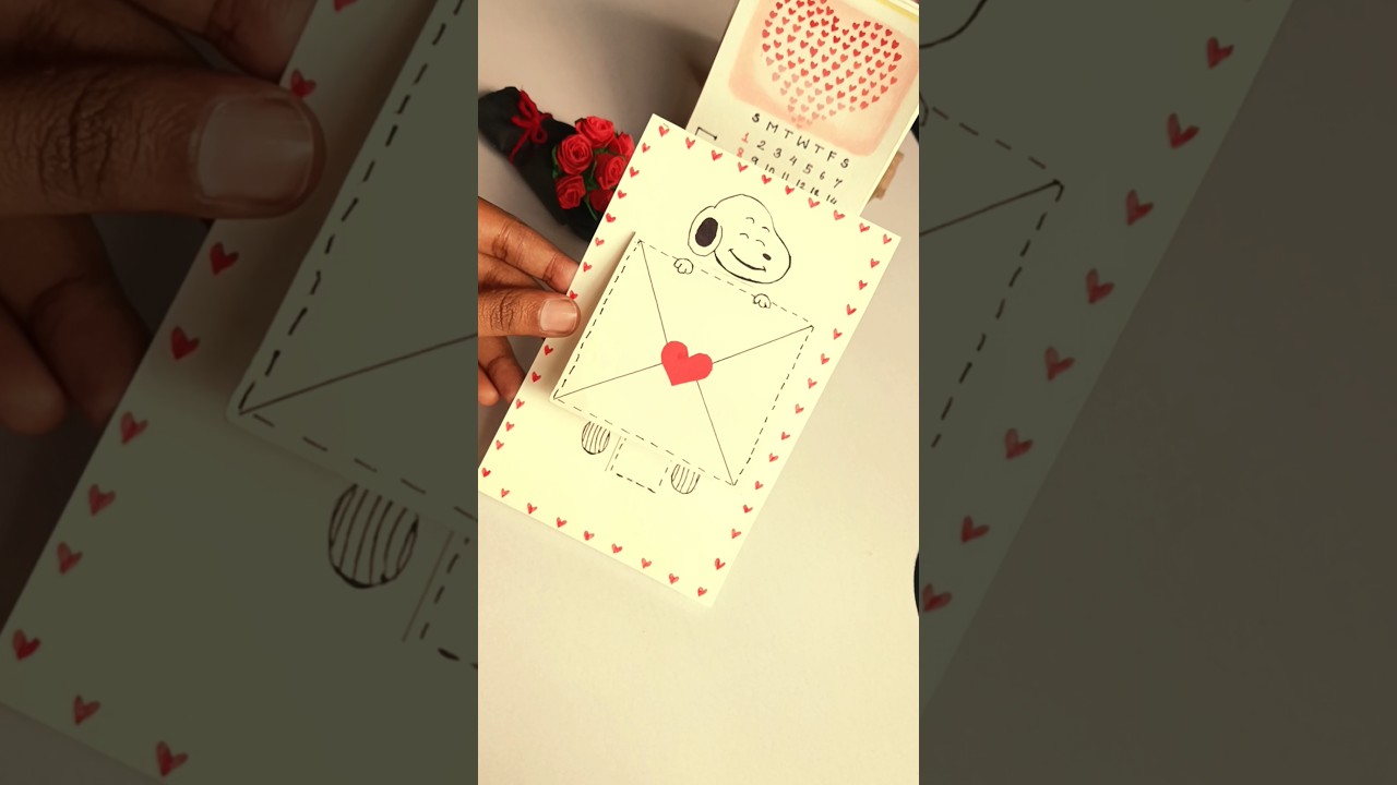 Day 2 of Valentine Craft Series 💖#shorts#valentinesgift#youtubeshorts#art#craft#love#cards#giftideas