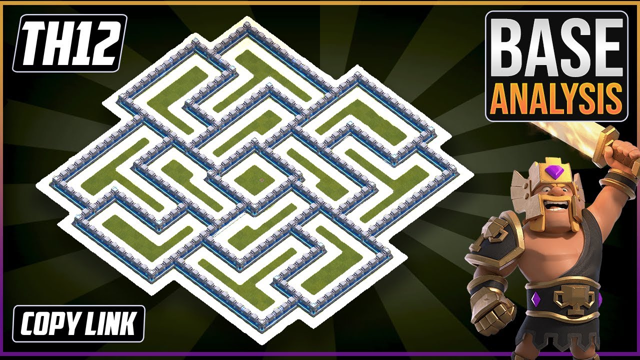 NEW BEST TH12 HYBRID/TROPHY Base 2021!! COC Town Hall 12 (TH12) Trophy Base Design - Clash of Clans