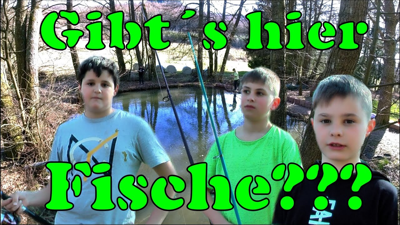 Ein Teich im Wald - Gibt&acute;s hier Fische??? |Naturabenteuer, Kinder angeln